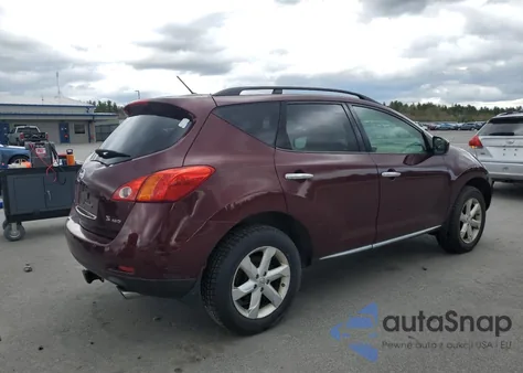 2009 Nissan Murano S z USA, uszkodzony, nr VIN JN8AZ18W89W140627